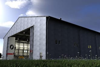 do 3d factory design , warehouse model and shipping container design