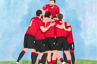create custom childrens book art pieces