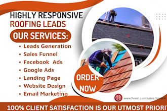 generate roofing leads, construction leads, plumbing leads hvac leads