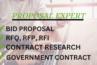 do technical proposal, government contract, uk bid tender proposal writing