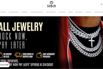 do jewelry shopify store custom hiphop luxury gold chains dropshipping store