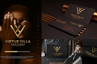 create a stunning luxury business logo design