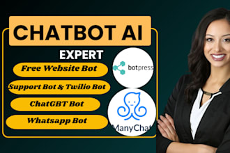 setup chatbot ai automation for social medai platform manychat tidio chatgbt
