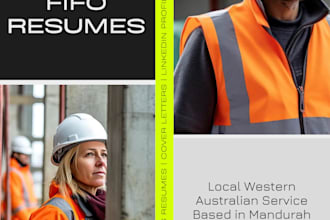 write your resume for fifo, mining and construction jobs