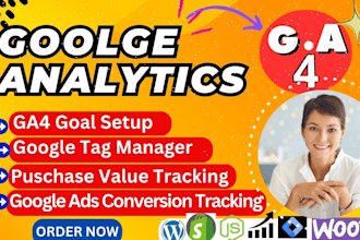 do google analytics 4, conversion tracking via GTM, ga4 ecommerce tracking
