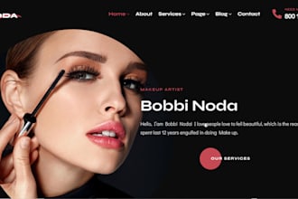 design makeup shopify store cosmetic store makeup store makeup artist website