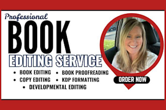 edit and proofread poetry book, memoir, sci fiction developmental book editor