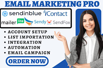 setup emma sendfox sendy icontact woodpecker sendiblue mailerlite email campaign