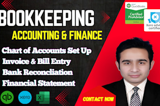 do quickbooks bookkeeping, cleanup and bank reconciliation in quickbooks, xero