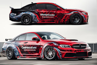 design a premium quality vehicle wrap