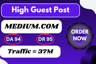 write and publish your article on medium,com