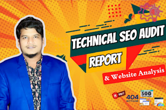 do professional technical SEO audit report and website analysis