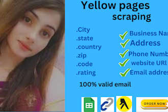 do scraping  from yellow pages
