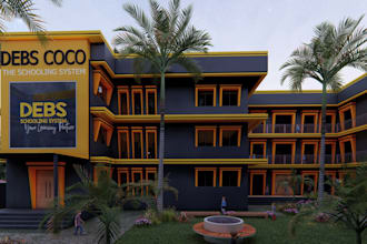 design your school, sports complex ,apartment  and commercial building