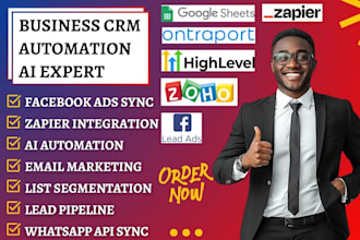 facebook ads google sheet ontraport campaign zoho gohighlevel zapier integration
