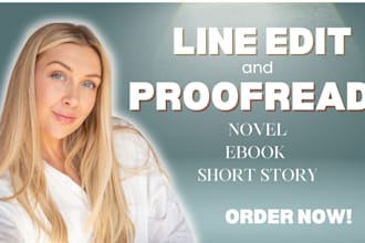 line edit and beta read your fiction novel or short story