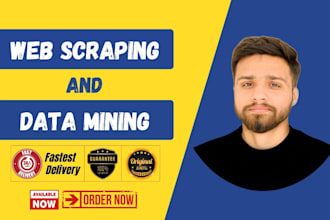 do python web scraping data mining from any website