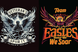 create owl phoenix veteran and eagle logo