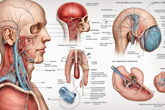 do medical, scientific and biology illustrations for you
