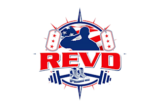 make your modern creative veteran logo in one day