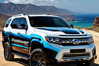 design an awesome suv, van or truck wrap