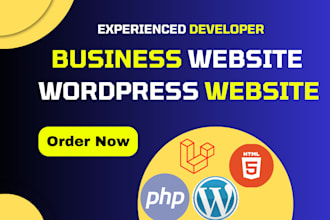 develop websites in php,laravel,wordpress and fix bug