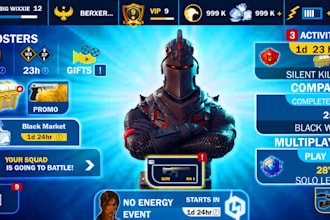 design unique professional PC and mobile game UI and UX