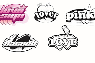 design clothing brand y2k , and streetwear logo