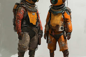 do sci fi characters for your video games