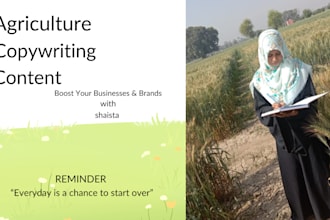 do agriculture ads copywriting