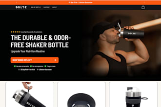 design best selling drinkware shopify store water bottle dropshipping store