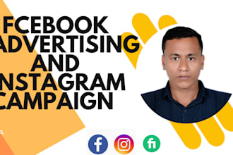 be able to facebook  advertising and instagram campaign