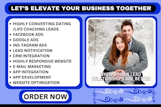 generate personal trainer leads dating leads life coaching leads consulting lead