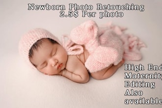 do family, newborn, and maternity photo editing retouching