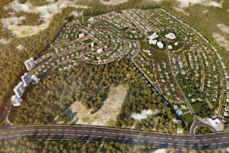 design and render site plan, master plan and subdivision map
