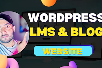 design wordpress learndash tutor lms for online course