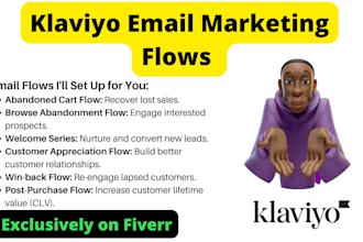 setup ecommerce email marketing flows in klaviyo
