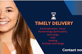write captivating articles about spirituality, astrology, and healing
