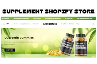 private label shopify store supplement store supplement website private label