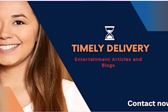 write captivating entertainment articles and blogs