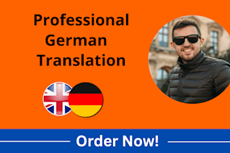 translate german to english and formatting