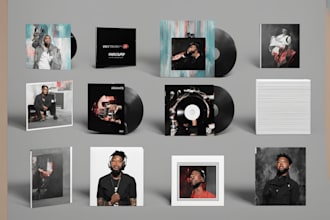 design a professional album, single cover, or mixtape