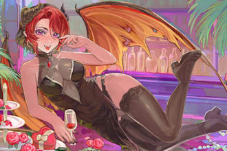 draw kawaii anime art illustration