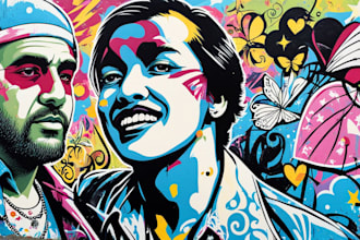 create unique street art graffiti artwork