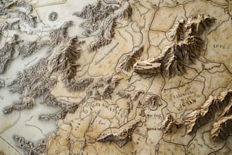 make highly detailed fantasy maps for you