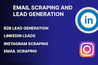 generate linkedin leads and do email validation