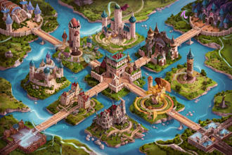 create your professional fantasy city map