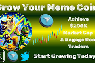 grow sol xrp memecoin to higher marketcap, target degen traders, raiding on x