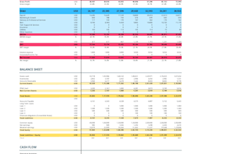 create a financial model of your company