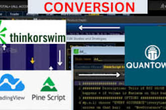 convert pinescript, quantower, ninjatrader, and thinkorswim to tradingview